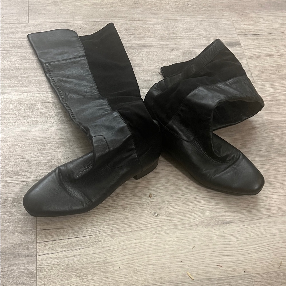 Louise et Cie - Black Leather knee height boots